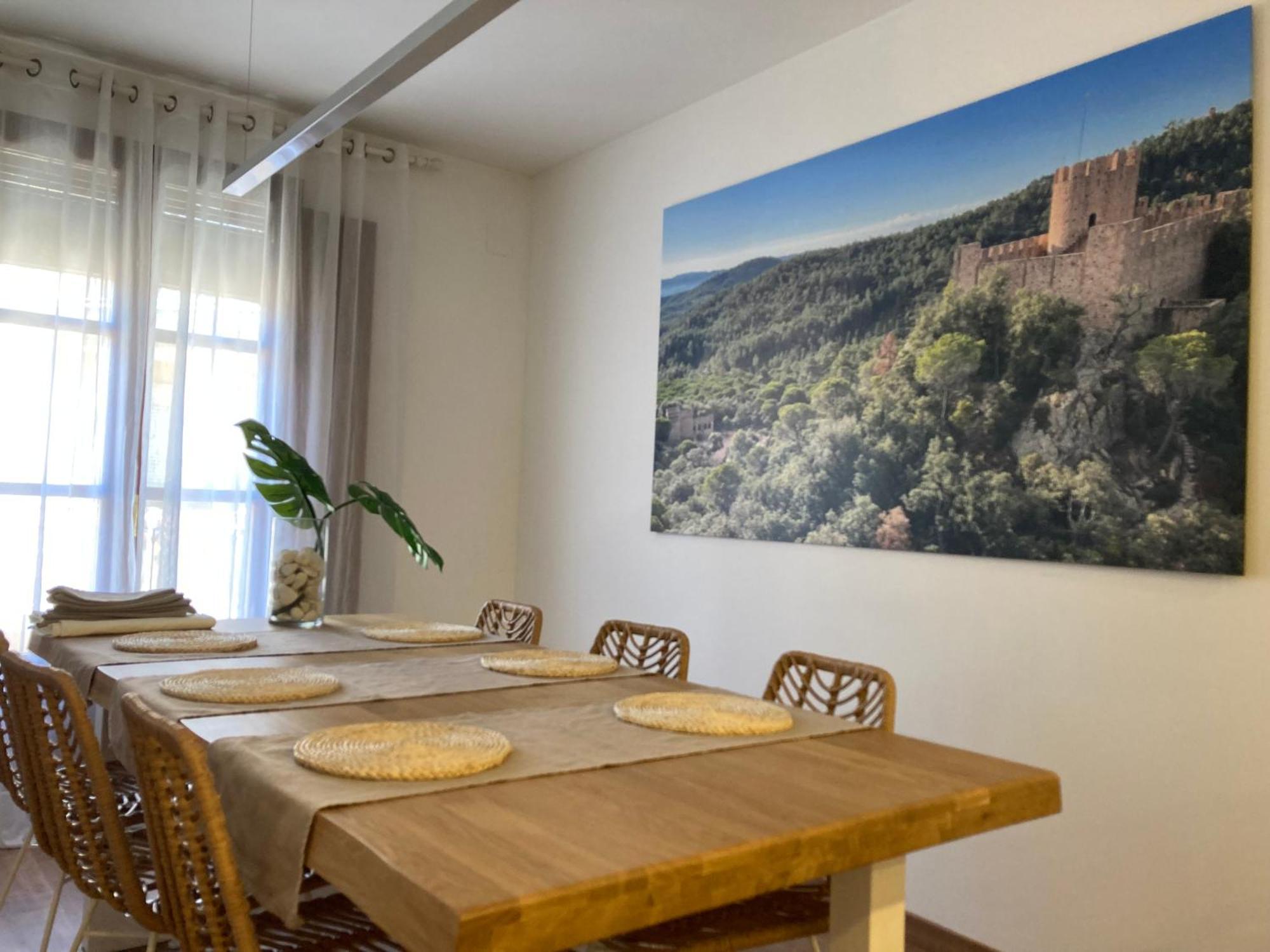 Apartamento Centrico, Climatizado Y Totalmente Equipado De 3 Habitaciones Para 6-7 Personas Santa Coloma De Farners Zewnętrze zdjęcie